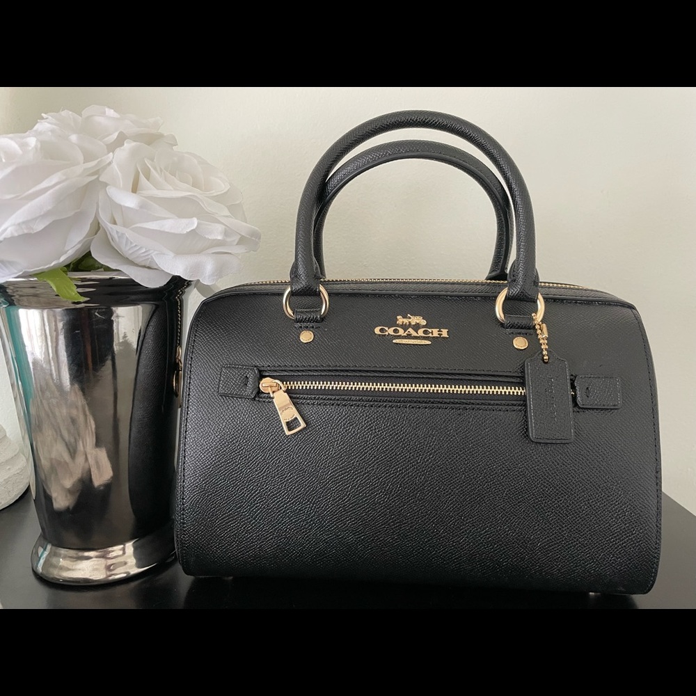 Beautiful Coach Rowan Satchel with Crossbody Strap -  Leather - Brand New!